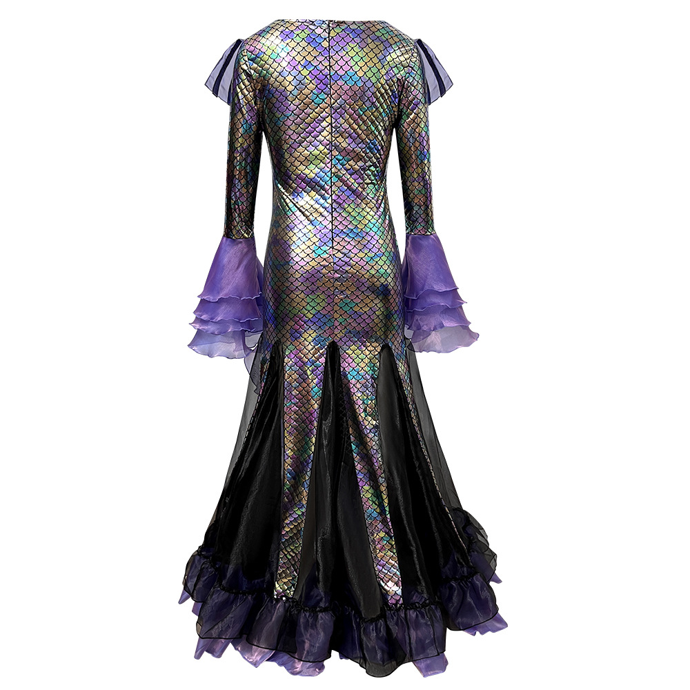 Длинное платье-русалка темного – обзор и цена Ethnic Wear